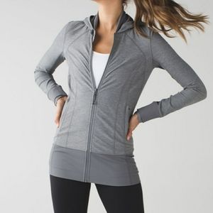 lululemon athletica Gray Zip-Up Hoodie